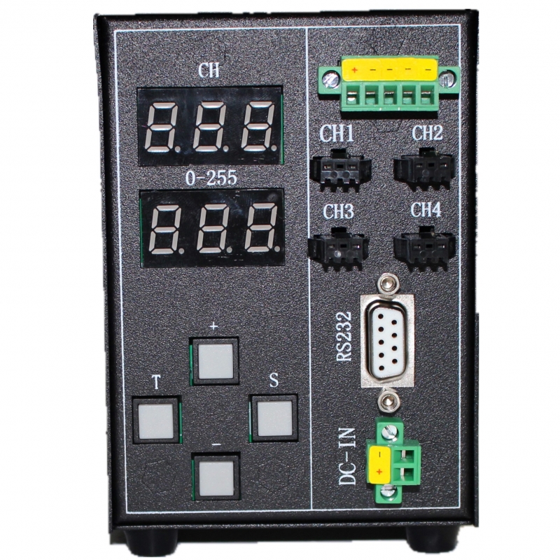 4路数字光源导轨控制器视觉图像检测光源调节控制器