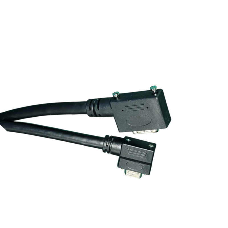 工业相机视觉检测Camera Link线缆MDR对SDR侧弯头数据线